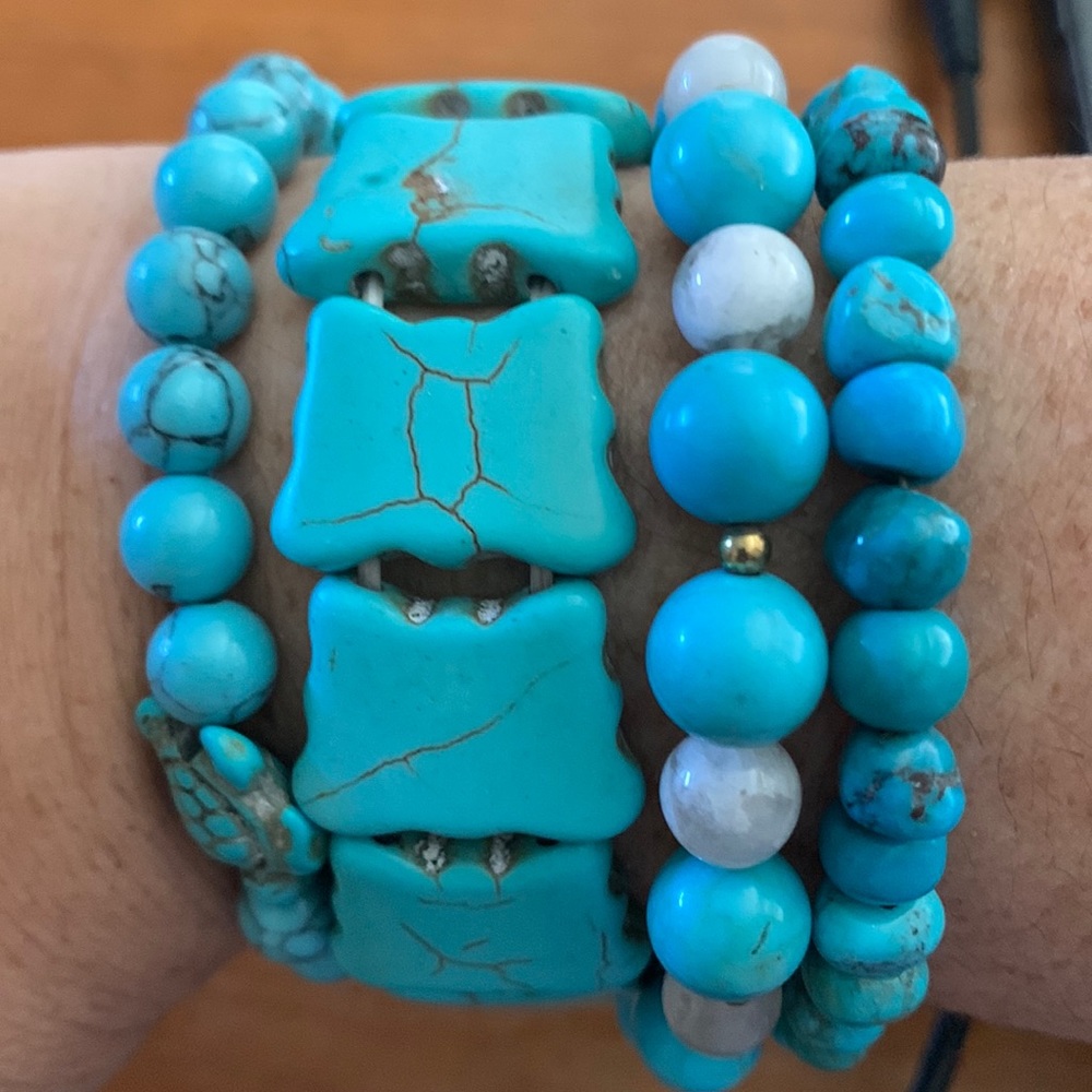 Genuine stone bracelet bundle